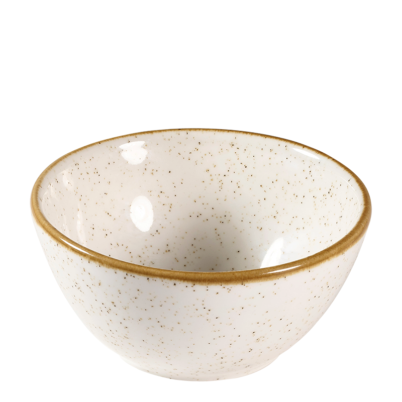 The chow bowl in barley white