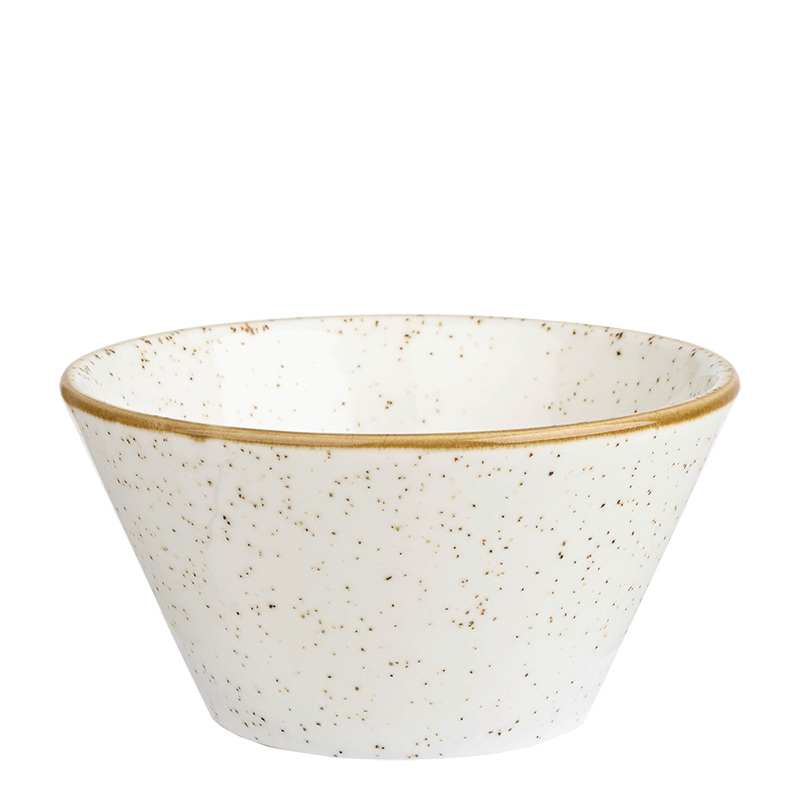 The Gusto Bowl in Barley White
