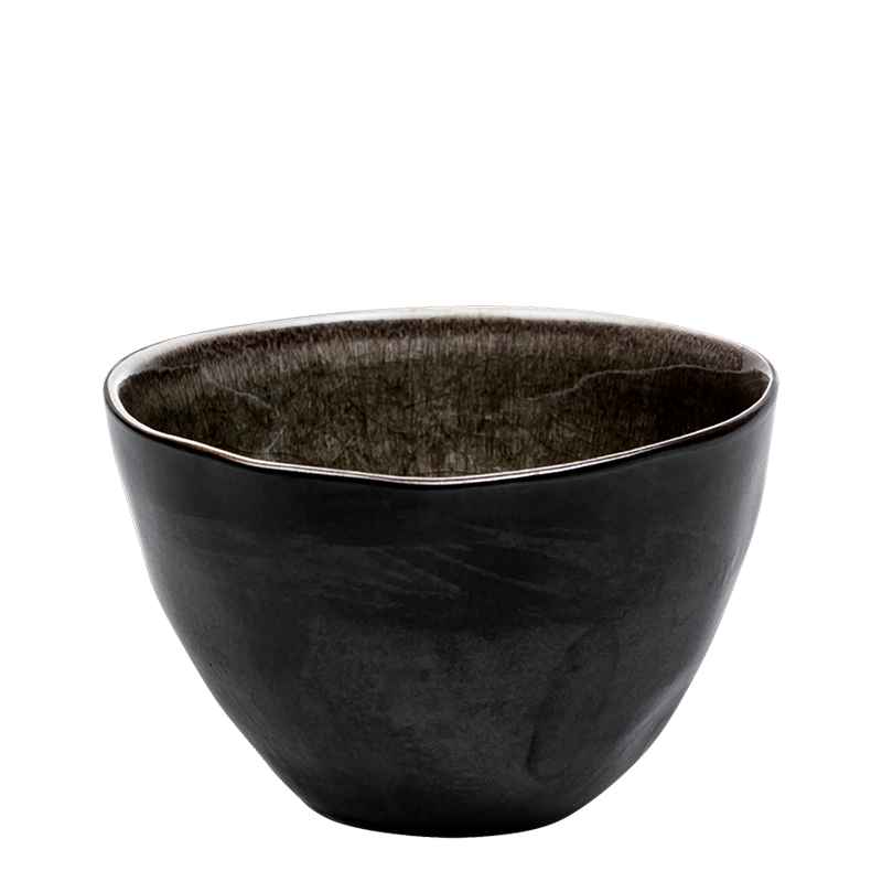 Lava bowl in Forrest green