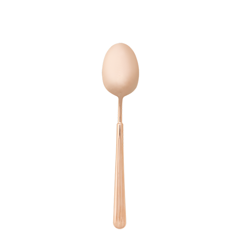 The Aurora Rose Gold table spoon