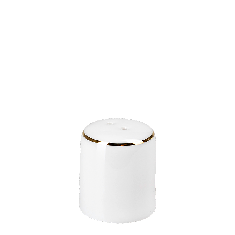 Gold rim Saltcellar Ø 3,2 cm H 3,5 cm (salt not provided)