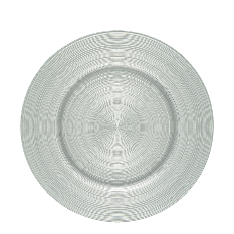 Mia Silver Charger Plate