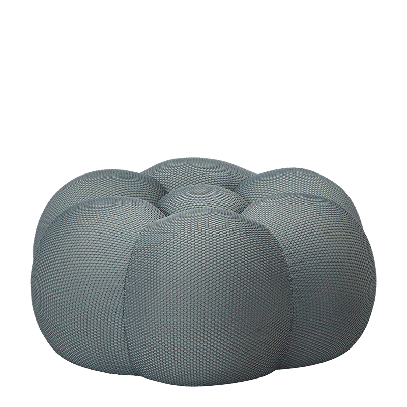 Bubble Ottoman in Grey