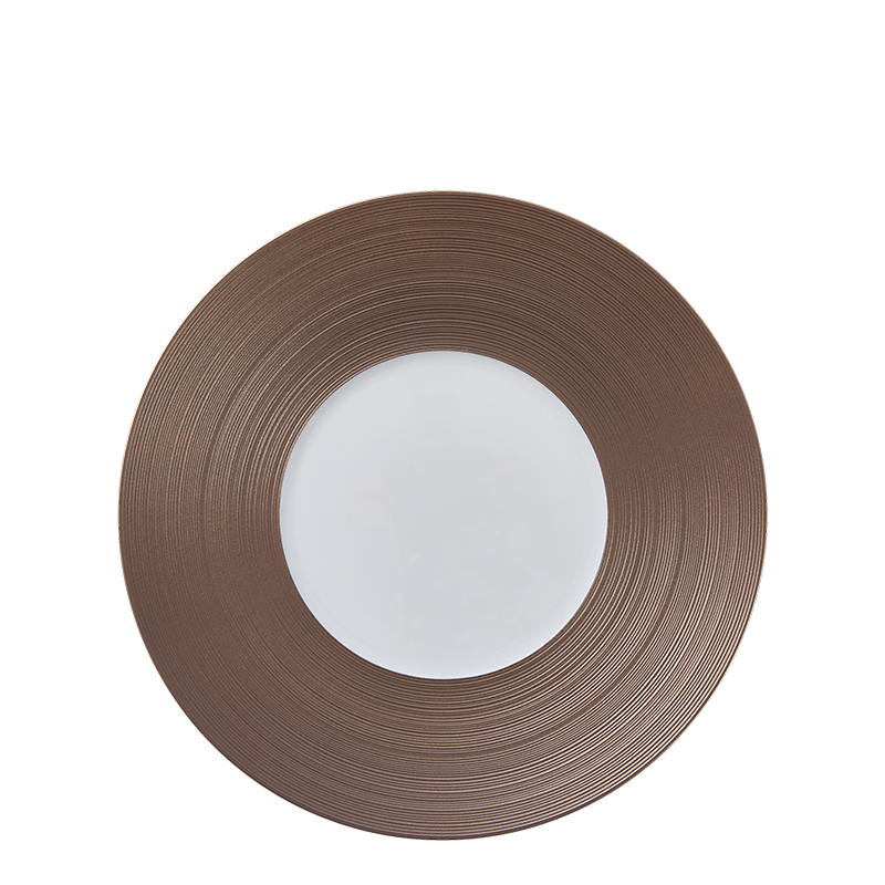 Hemisphere Latte Dinner Plate