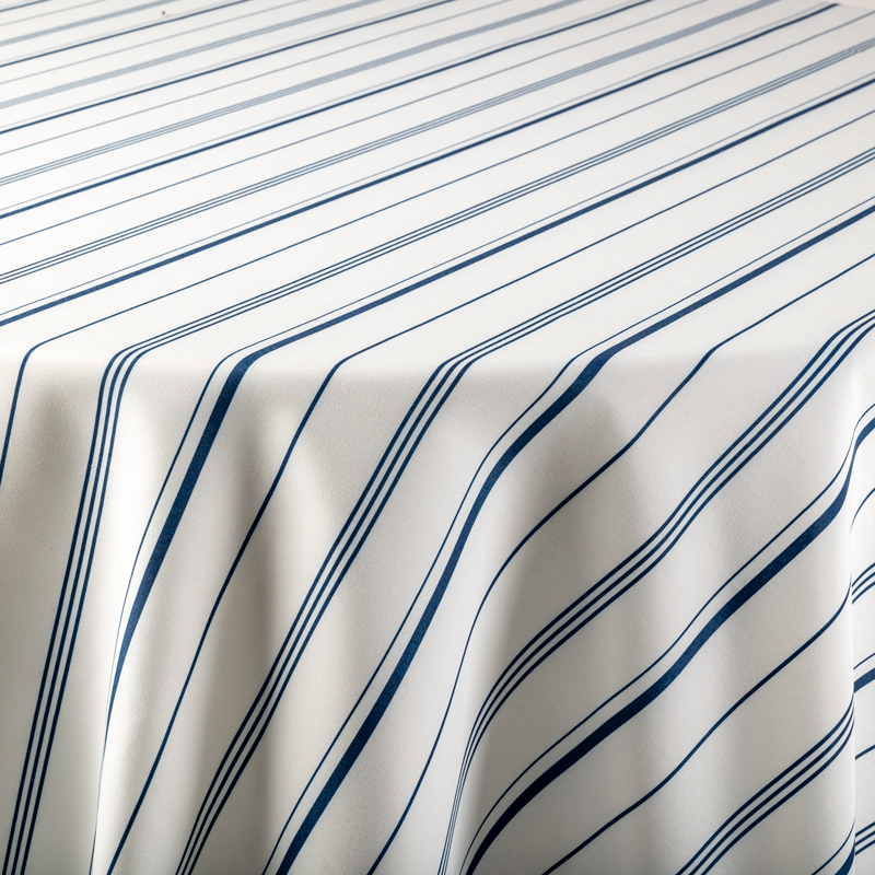 Blue Biarritz 230 x 360 cm Rectangular Tablecloth