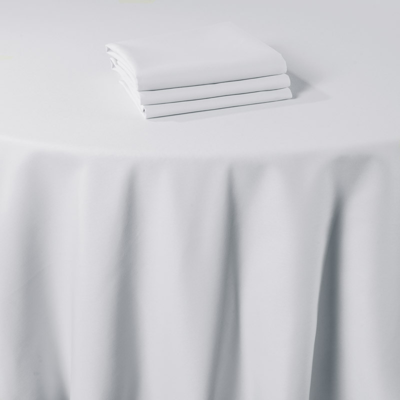 Timeless 229 x 229 cm White Tablecloth