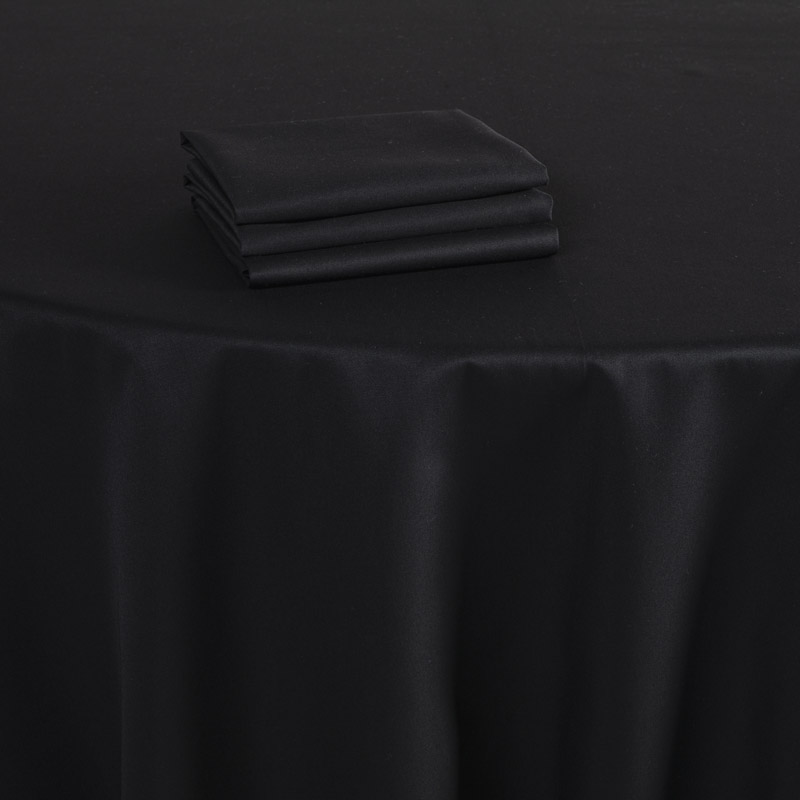 Timeless Black Table Linens