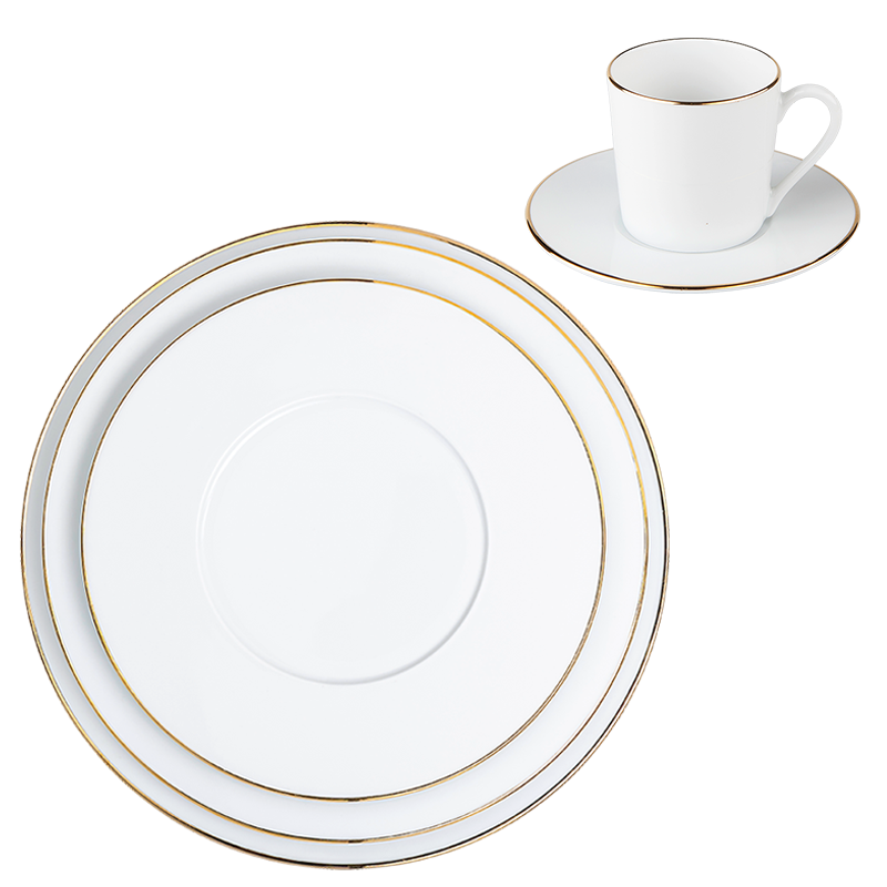 Plane gold thread Plates