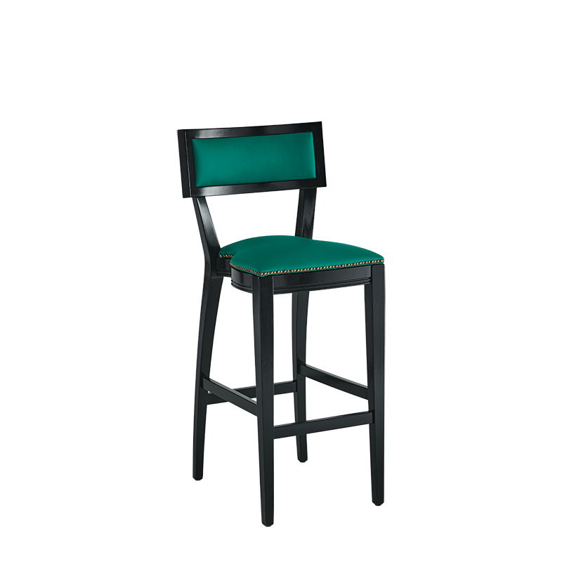 The Bogart Bar Stool in Black
