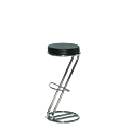 Z Stool Black 80/81 cm