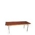 Trestle table 5ft x 2.6ft (Height adjustable)