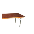 Trestle table 5ft x 2.6ft (Height adjustable)
