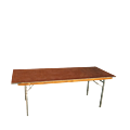 Trestle table 6.5ft x 2.6ft (Height Adjustable)
