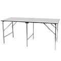 Folding preparation table with adjustable feet 80 x 200 cm H90 cm