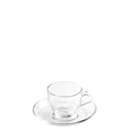 Vague coffee cup and saucer 7 cl