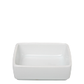 Dish Square Small White 6.5 X 6.5 X 3 cm 4 cl
