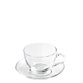 Vague Teacup and Saucer 21 cl