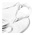 Vague Teacup and Saucer 21 cl