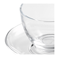 Vague Teacup and Saucer 21 cl