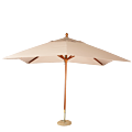 Unbleached Louisiana Parasol 300 X 300 cm + Granite Stand Ø 50 cm