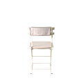 Trocadero White Chair with White Seat Pad and Back