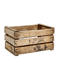 Vintage wooden crate 24 x 55 cm H 35 cm