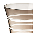Peony Tumbler Smoked Ø 8,5 cm H 11 cm 28 cl