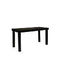 Lacquered high table black L 78.74