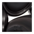 Montaigne Chair in Black with Black Seat Pad