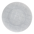 Strass Charger Plate Silver Ø 32 cm