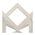 Wood riser White
