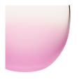 Bubble Frosted Pink Ø 6.5 cm H 6.5 cm 15 cl
