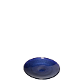 Glass Bread Plate Blue Ø 14 cm