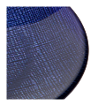 Glass Bread Plate Blue Ø 14 cm