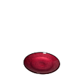 Glass Bread Plate Red Ø 14 cm