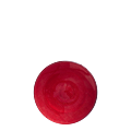 Glass Bread Plate Red Ø 14 cm