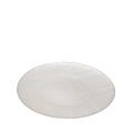 Glass Presentation Plate White Ø 32 cm