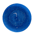 Glass Presentation Plate Blue Ø 32 cm