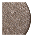 Glass Presentation Plate Taupe Ø 32 cm