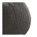 Glass Presentation Plate Black Ø 32 cm
