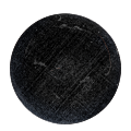 Glass Presentation Plate Black Ø 32 cm