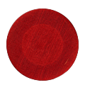 Glass Presentation Plate Red Ø 32 cm