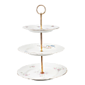 Vintage flowery Cake stand 3 tiers