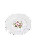 Vintage flowery small plate Ø 18-20 cm