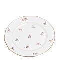 Vintage flowery big plate Ø 23-25 cm