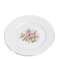 Vintage flowery big plate Ø 23-25 cm