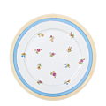 Vintage flowery big plate Ø 23-25 cm