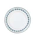 Vintage blue green big plate Ø 22-25 cm