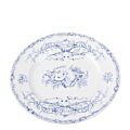 Vintage blue green big plate Ø 22-25 cm