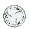 Vintage blue green big plate Ø 22-25 cm